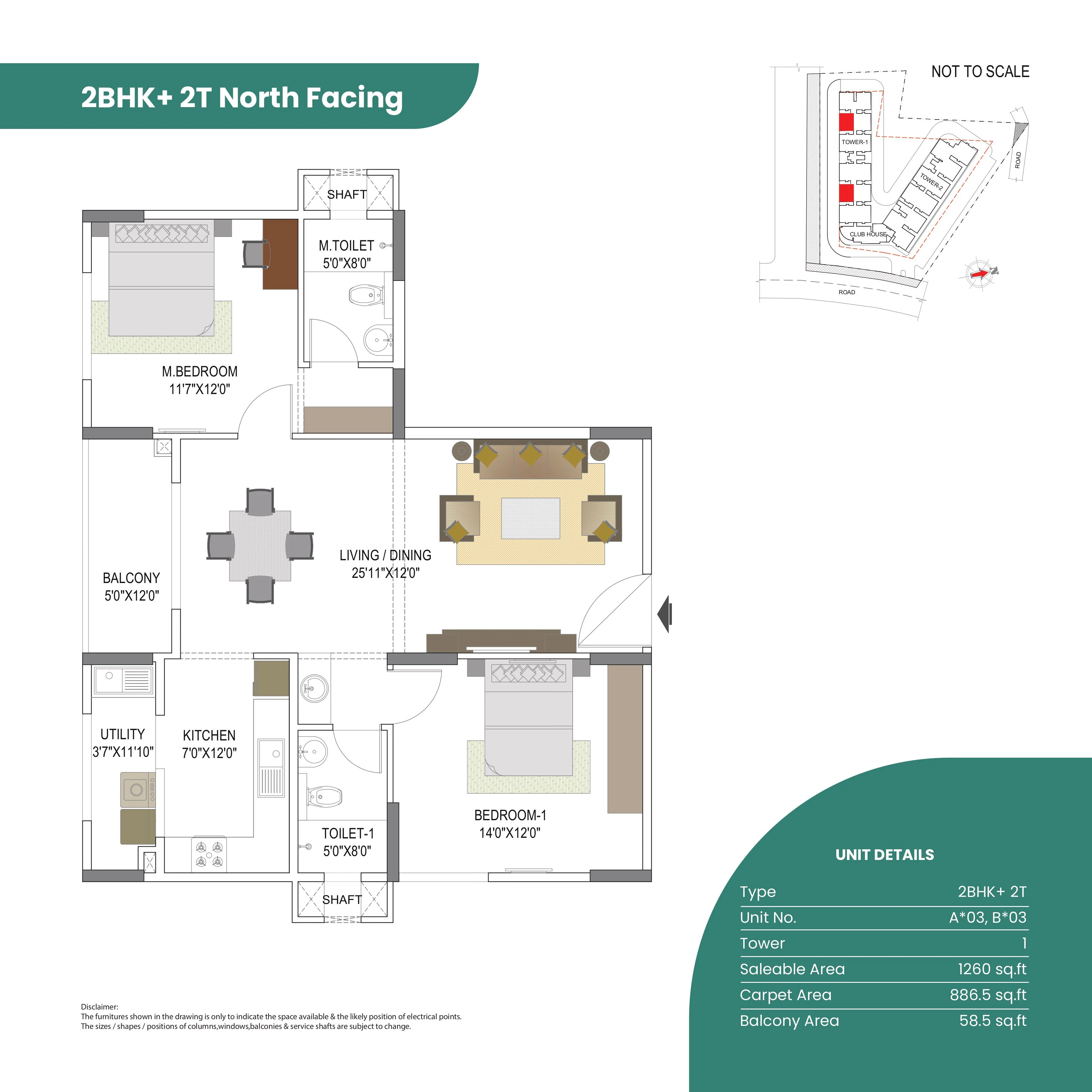 2 BHK Plan