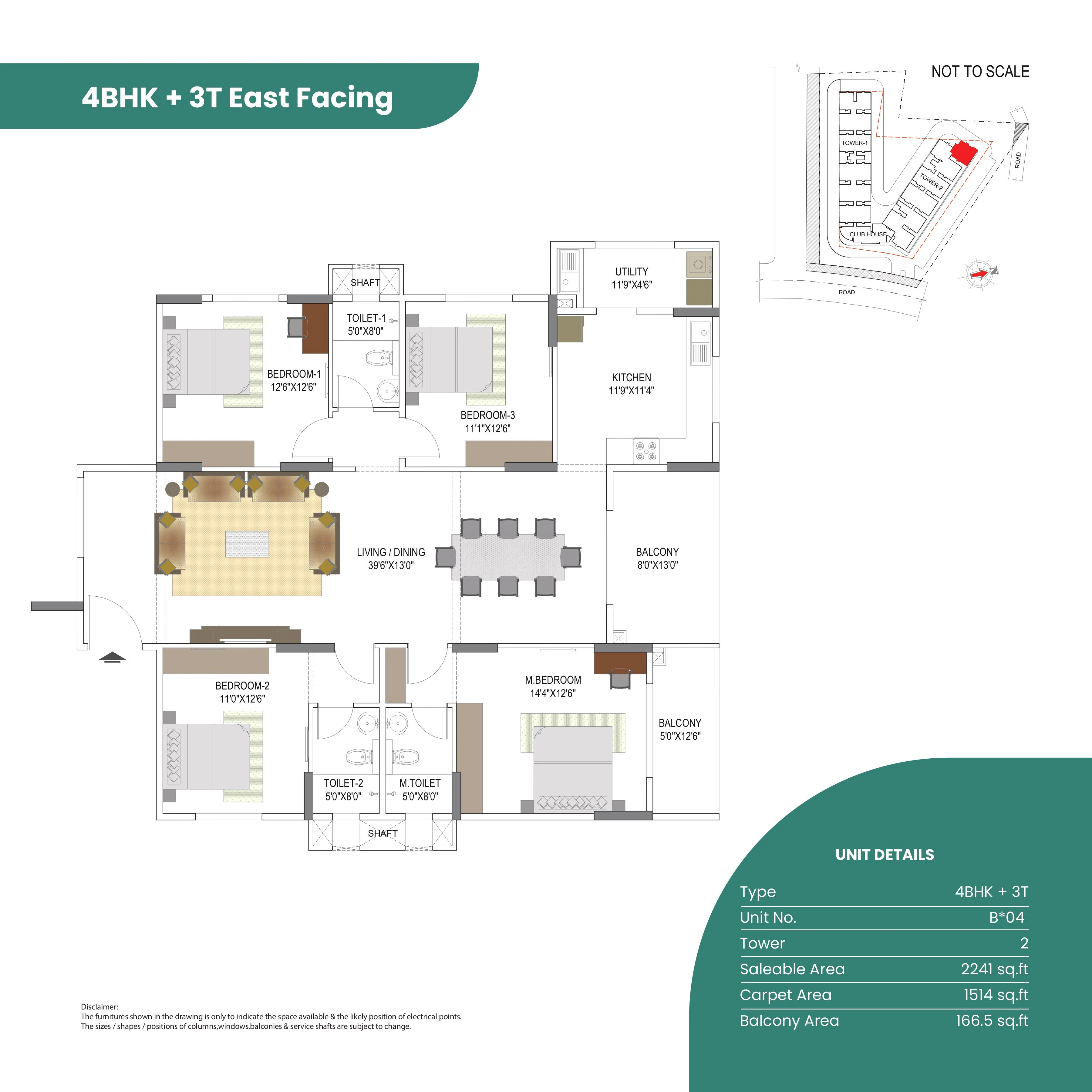 4 BHK Plan
